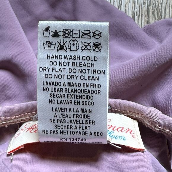 MARA HOFFMAN Lattice Maillot Braided Bead Cutout Pink Swimsuit One-Piece Small - Picture 8 of 11